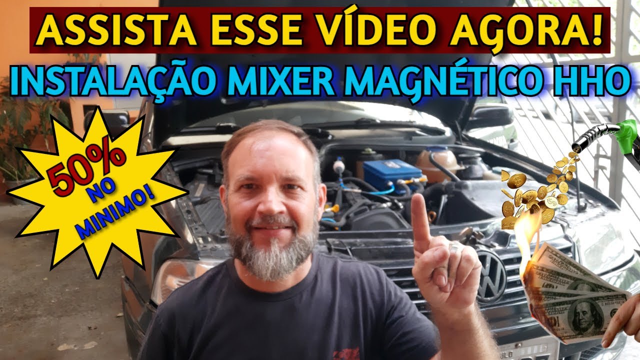 Instalação MIXER MAGNÉTICO HHO assista agora!